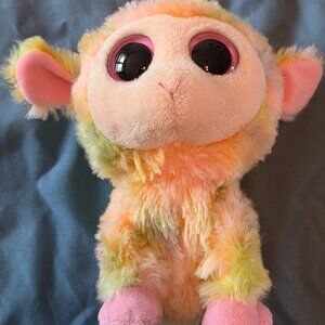 Ty Beanie Boo BLOSSOM the Lamb 6" Plush Stuffed Animal Toy 2012